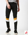 Shop Men's Black Track Pants-Front
