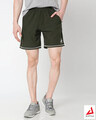 Shop Men Olive Shorts-Front