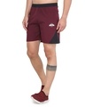 Shop Men's Maroon Basic Regular Fit Shorts-Design