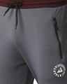 Shop Printed Men Dark Grey Pista Track Pants