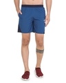 Shop Men's Blue Basic Regular Fit Shorts-Front