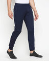 Shop Men's Blue Solid Regular Fit Track Pants-Design