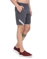 Shop Solid Men Dark Grey Basic Shorts-Design