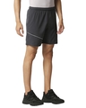 Shop Solid Men Dark Grey Regular Shorts-Full