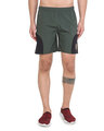Shop Solid Men Green Basic Shorts-Front