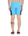 Shop Solid Men Light Blue Basic Shorts-Full