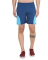 Shop Solid Men Light Blue, Blue Basic Shorts-Front