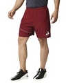 Shop Solid Men Wine Regular Shorts-Full