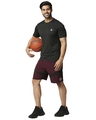 Shop Solid Men Wine Regular Shorts