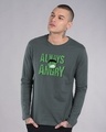 Shop Always Angry Full Sleeve T-Shirt (AVL)-Front