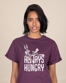 Shop Always Hungry Bugs Boyfriend T-Shirt (LTL)-Front