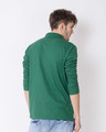 Shop Amazon Green Full Sleeve Pique Polo T-Shirt-Design
