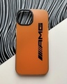 Shop AMG Orange Bumper Case For Apple iPhone 12 Pro Max-Front