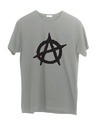 Shop Anarchy Logo Half Sleeve T-Shirt-Front
