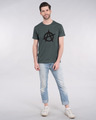 Shop Anarchy Logo Half Sleeve T-Shirt-Full