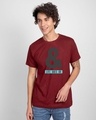 Shop And Life Goes On Half Sleeve T-Shirt-Front