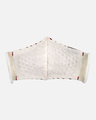 Shop 3 Ply Cream & Multi Cotton Embroidered Fabric Fashion Mask