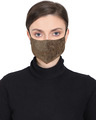 Shop Pack of 3, 3-Ply Multicolor Solid Poly Velvet Fabric Fashion Mask-Full
