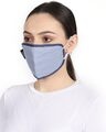 Shop Pack of 3, 3-Ply Reusable Multicolor Cotton Striped Fabric Fashion Mask-Full