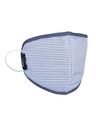 Shop Pack of 3, 3-Ply Reusable Multicolor Cotton Striped Fabric Fashion Mask