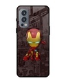 Shop Angry Baby Super Hero Premium Glass Case for OnePlus Nord 2 5G (Shock Proof, Scratch Resistant)-Front