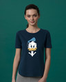 Shop Angry Donald Basic Round Hem T-Shirt (DL)-Front