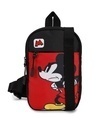 Shop Unisex Red Angry Mickey Sling Bag