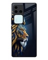 Shop Animated Lion Premium Glass Case for Vivo V30 Pro 5G(Shock Proof, Scratch Resistant)-Front