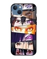 Shop Anime Eyes Premium Glass Case for Apple iPhone 13 (Shock Proof,Scratch Resistant)-Front