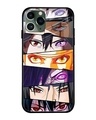 Shop Anime Eyes  Premium Glass Case for iPhone 11 Pro Max (Shock Proof, Scratch Resistant)-Front