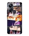 Shop Anime Eyes Premium Glass Case for Realme 10 Pro+ 5G(Shock Proof, Scratch Resistant)-Front