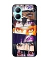 Shop Anime Eyes Premium Glass Case for Realme C33(Shock Proof, Scratch Resistant)-Front