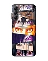 Shop Anime Eyes Premium Glass Case for Samsung Galaxy A14 5G (Shock Proof, Scratch Resistant)-Front