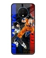 Shop Anime Fight Premium Glass Case for OnePlus 7T (Shock Proof,Scratch Resistant)-Front