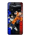 Shop Anime Fight Premium Glass Case for Poco X4 Pro 5G(Shock Proof, Scratch Resistant)-Front