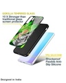 Shop Anime Green Splash Premium Glass Case for OnePlus 7T (Shock Proof,Scratch Resistant)-Design