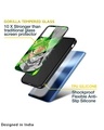 Shop Anime Green Splash Premium Glass Case for Realme C31(Shock Proof, Scratch Resistant)-Design