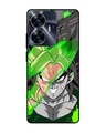 Shop Anime Green Splash Premium Glass Case for Realme C55 (Shock Proof, Scratch Resistant)-Front
