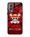 Shop Anime Haunted Art Premium Glass Case for OnePlus Nord 2 5G (Shock Proof, Scratch Resistant)-Front