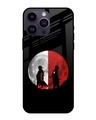 Shop Anime Red Moon Premium Glass Case for Apple iPhone 14 Pro Max (Shock Proof,Scratch Resistant)-Front