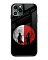 Shop Anime Red Moon  Premium Glass Case for iPhone 11 Pro Max (Shock Proof, Scratch Resistant)-Front