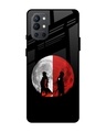 Shop Anime Red Moon Premium Glass Case for OnePlus 9R (Shock Proof,Scratch Resistant)-Front