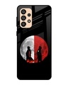 Shop Anime Red Moon Premium Glass Case for Samsung Galaxy A33 5G (Shock Proof,Scratch Resistant)-Front