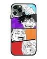 Shop Anime Sketch Premium Glass Case for iPhone 11 Pro (Shock Proof, Scratch Resistant)-Front