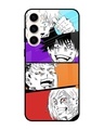 Shop Anime Sketch Premium Glass Case for Samsung Galaxy S23 Plus 5G (Shock Proof, Scratch Resistant)-Front