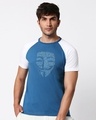 Shop Anonymous Digital Half Sleeves Raglan T-Shirt-Front