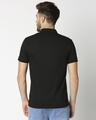 Shop Men's Anthra Melange & Black Color Block Polo T-shirt-Full