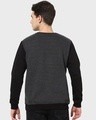 Shop Anthra Melange Contrast Fleece Sweatshirt-Design