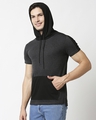 Shop Anthra Melange Contrast Pocket Hoodie T-Shirt-Design