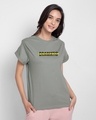 Shop Anti - Dramatic Boyfriend T-Shirt Meteor Grey-Front